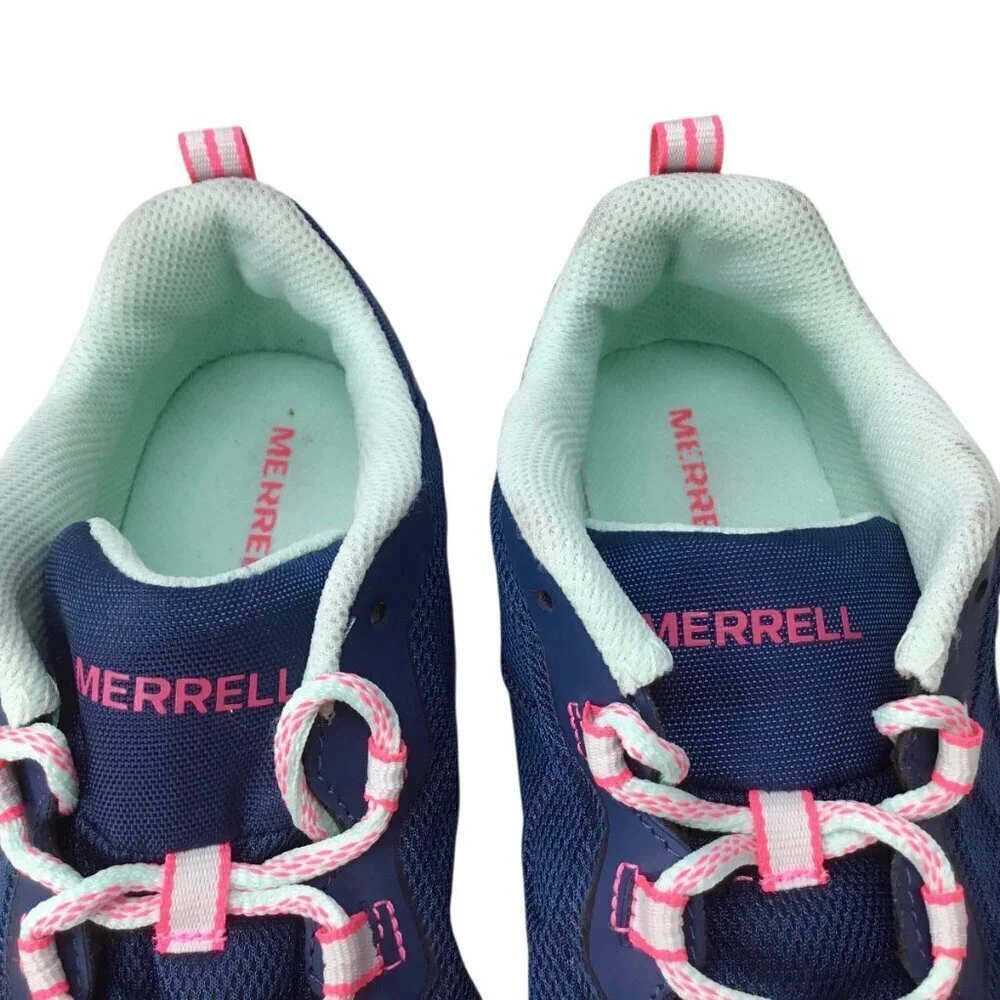 Merrell Chameleon Low 2.0 Youth Girls 5.5 M Blue Pink Sneakers MK161302